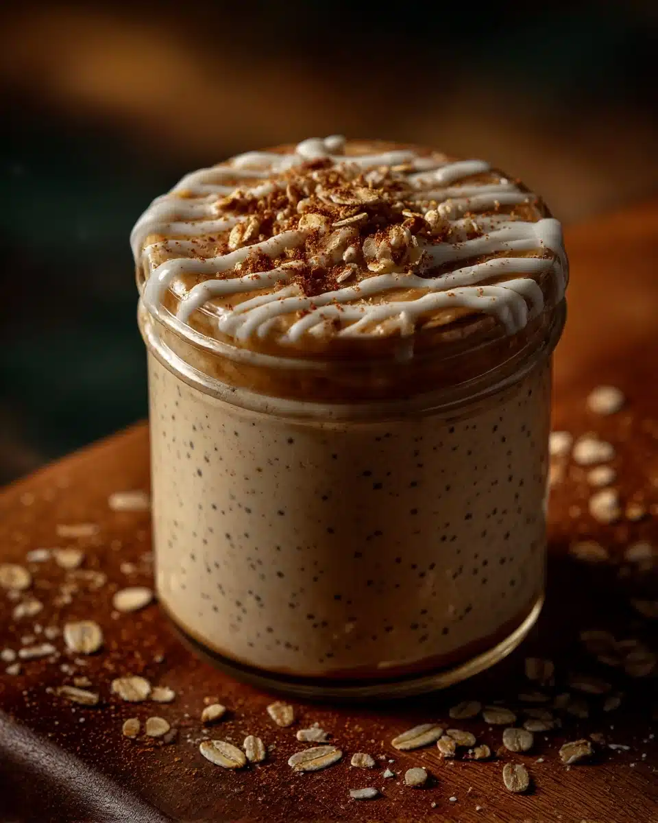 Cinnamon Bun Overnight Oats Recipe