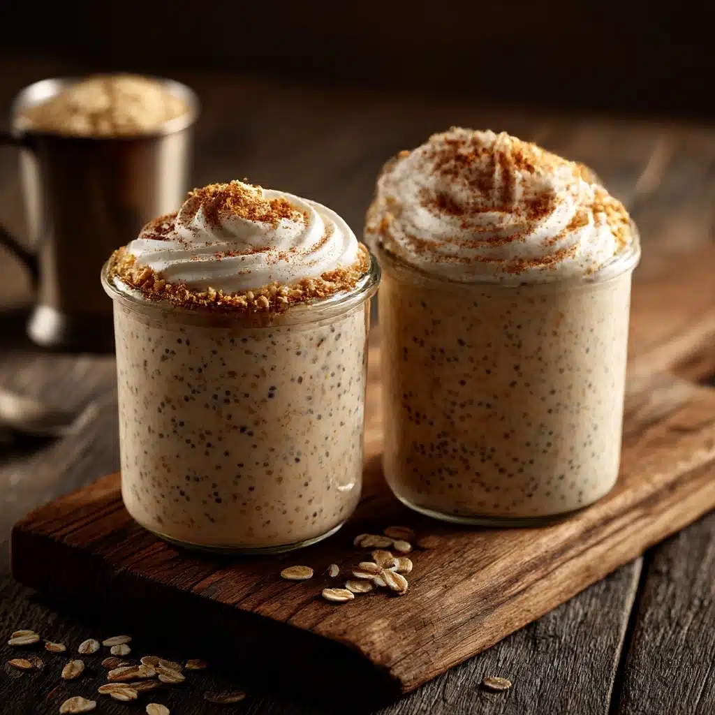 Cinnamon Bun Overnight Oats Recipe - Recipe Image