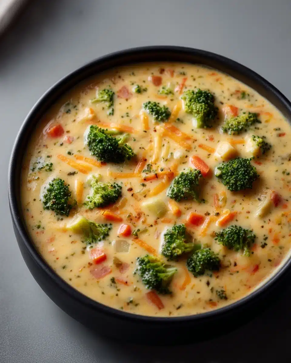 Crockpot Broccoli Cheese Soup Recipe