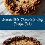 Chocolate Chip Cookie Cake Recipe