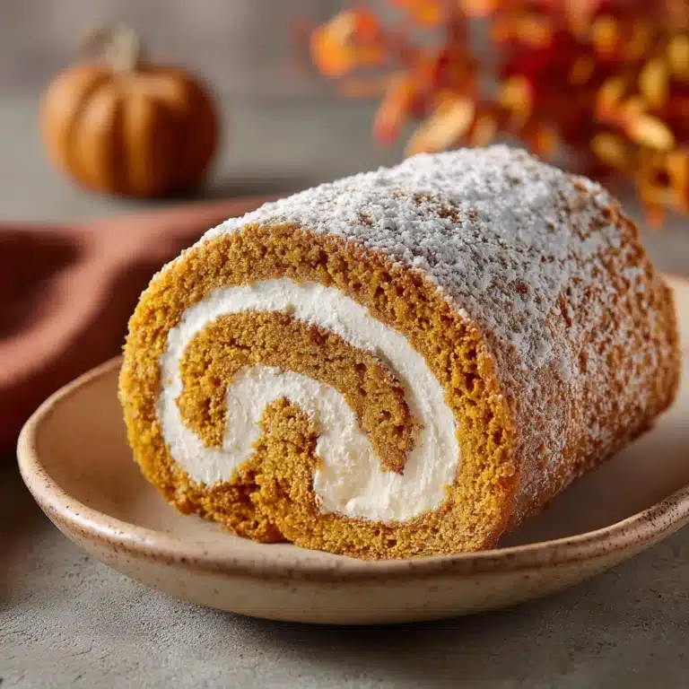 Classic Pumpkin Roll with Cream Cheese Filling Recipe