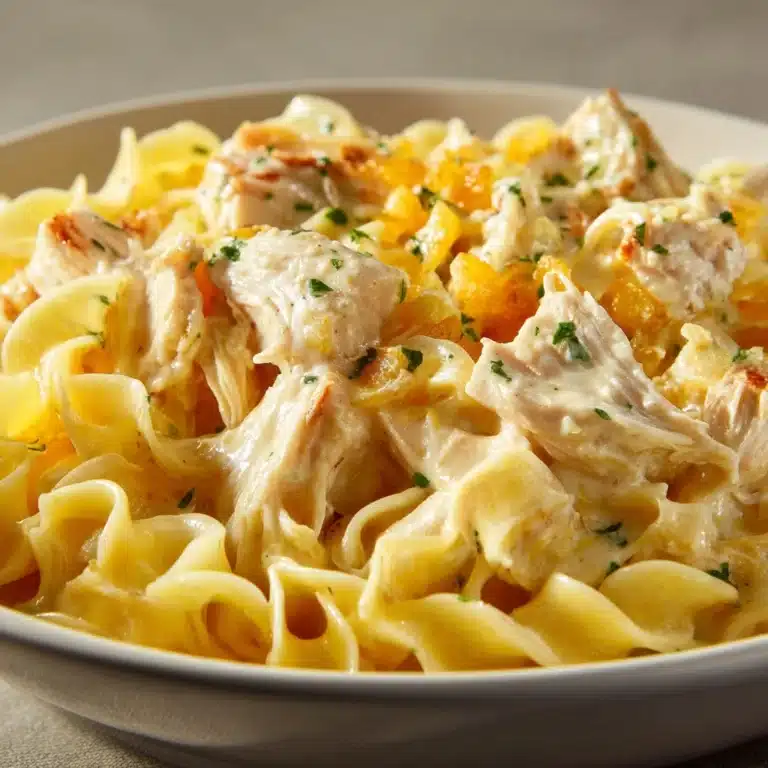 Comforting Chicken & Noodles Crock Pot Recipe