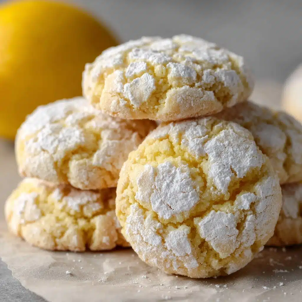 Lemon Crinkle Cookies Recipe