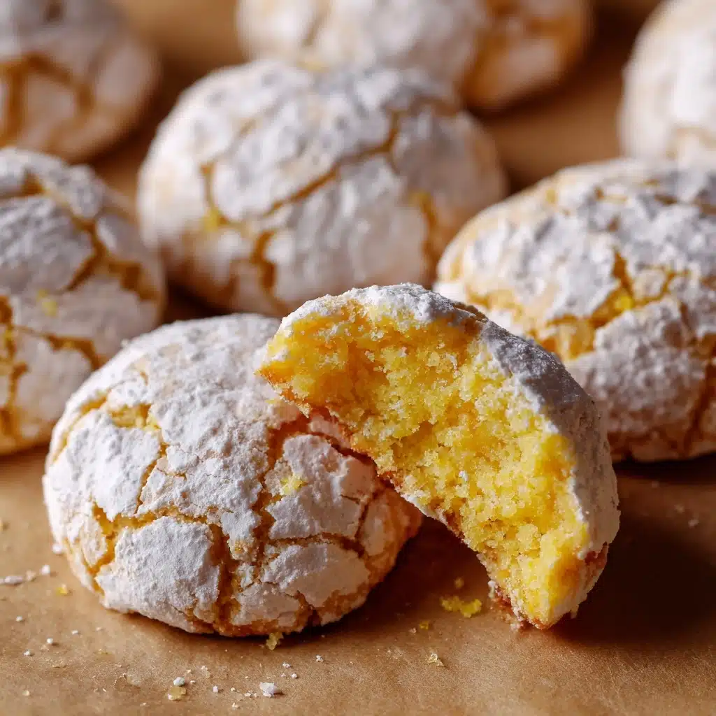 Lemon Crinkle Cookies Recipe - Recipe Image