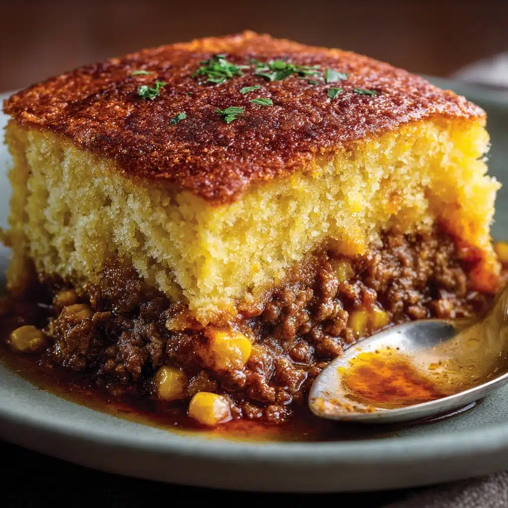 Easy Cowboy Cornbread Casserole Recipe - Recipe Image