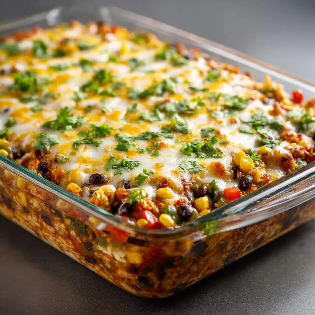 Easy Chicken Burrito Casserole Recipe