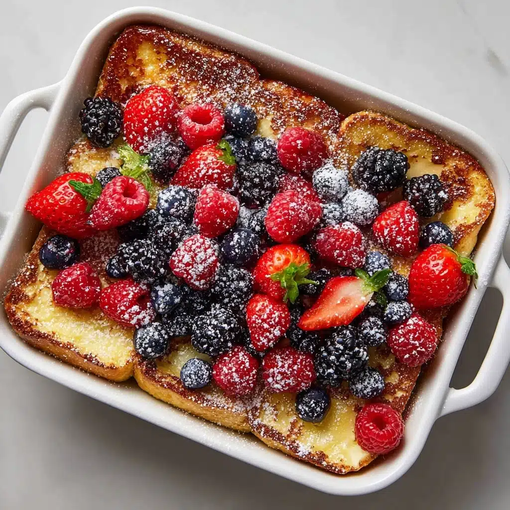 Berry French Toast Casserole Recipe - Recipe Image
