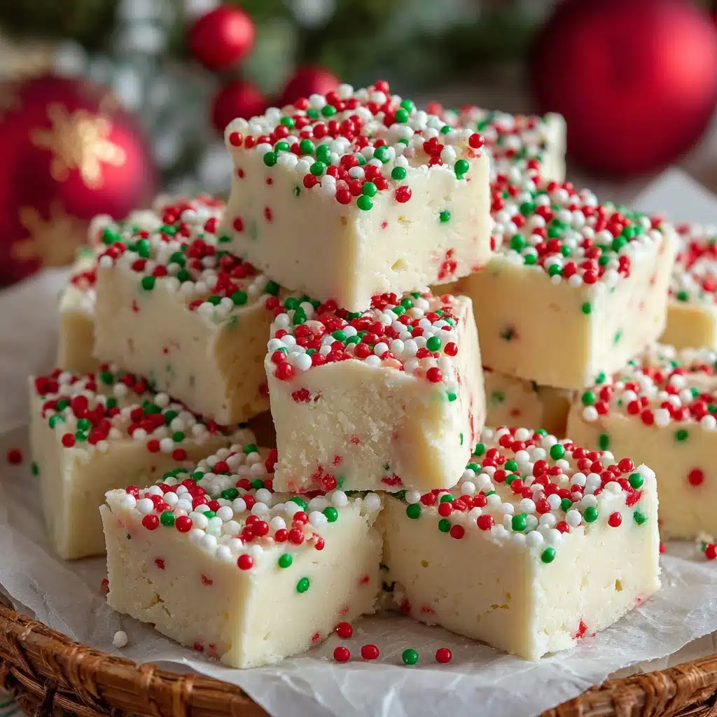 Christmas Shortbread Sugar Cookie Bites Recipe - Recipe Image