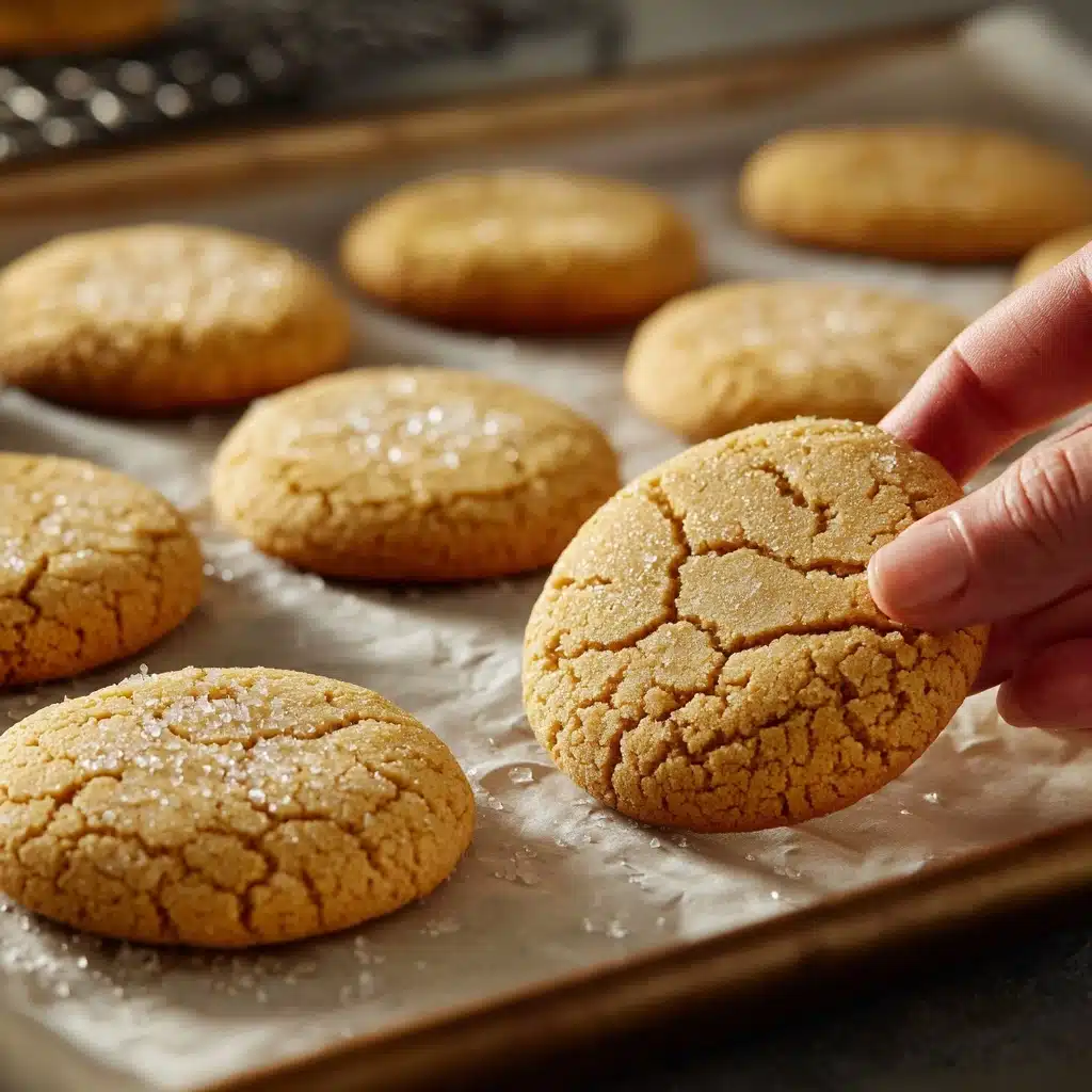 Vegan Peanut Butter Sugar Cookies Recipe - Recipe Image