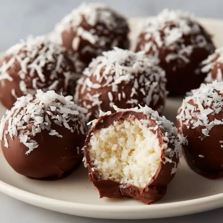 No-Bake Coconut Cream Balls Recipe