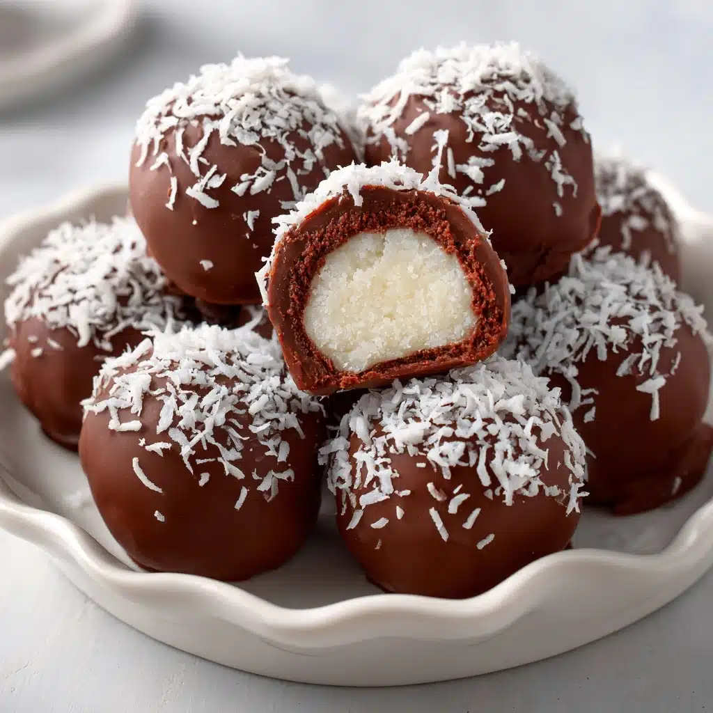 No-Bake Coconut Cream Balls Recipe - Recipe Image