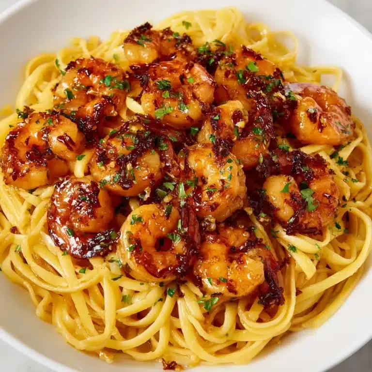 Garlic Butter Chicken Bites with Creamy Parmesan Pasta Recipe