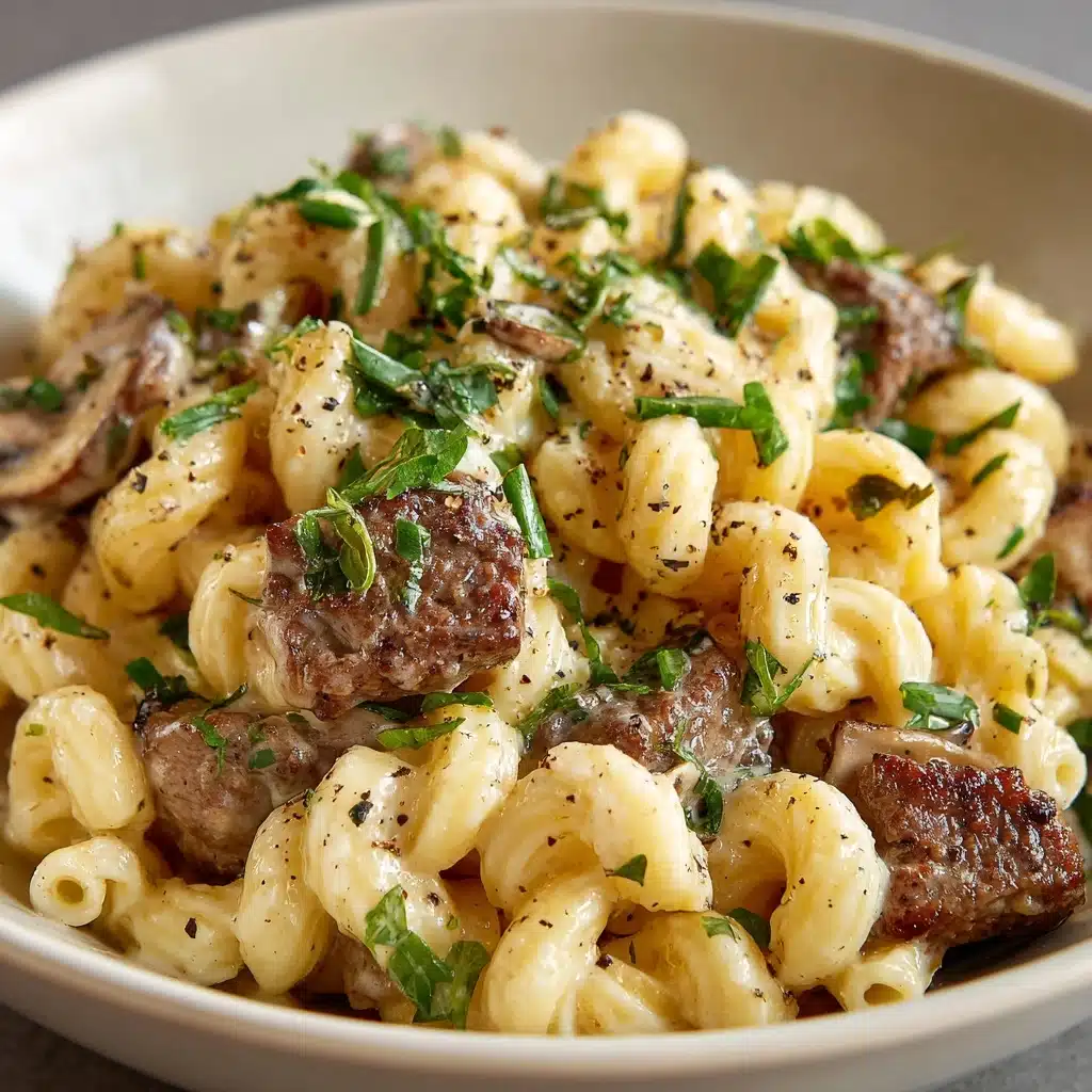 Philly Cheesesteak Pasta Recipe