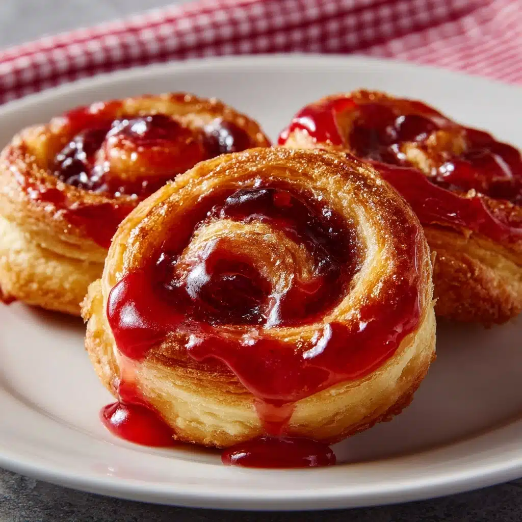 Crock Pot Cinnamon Rolls with Cherry Pie Filling Recipe - Recipe Image