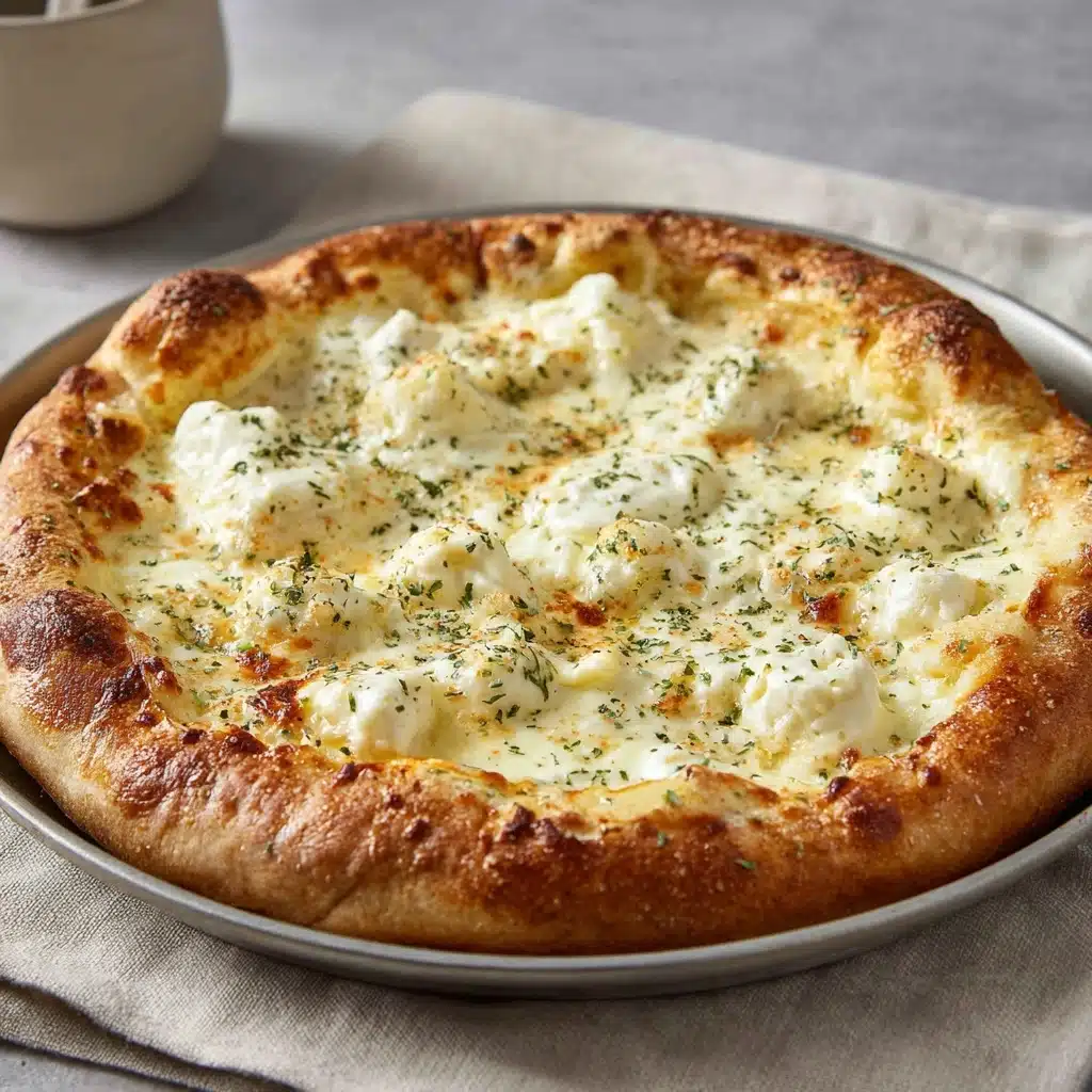 Creamy Garlic White Pizza Sauce Recipe - Recipe Image