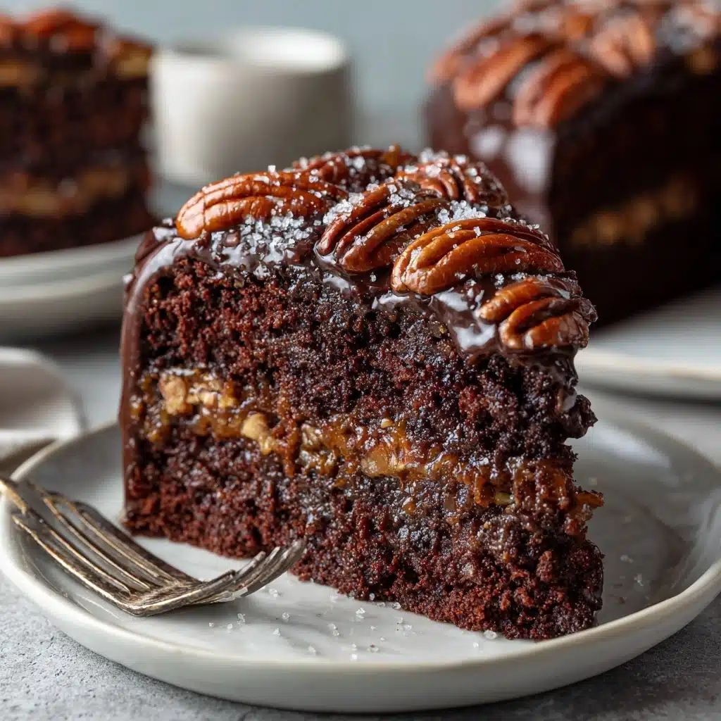 Gooey Chocolate Pecan Cake Recipe