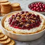 Baked Cranberry Cream Cheese Dip with a Golden Crust Recipe
