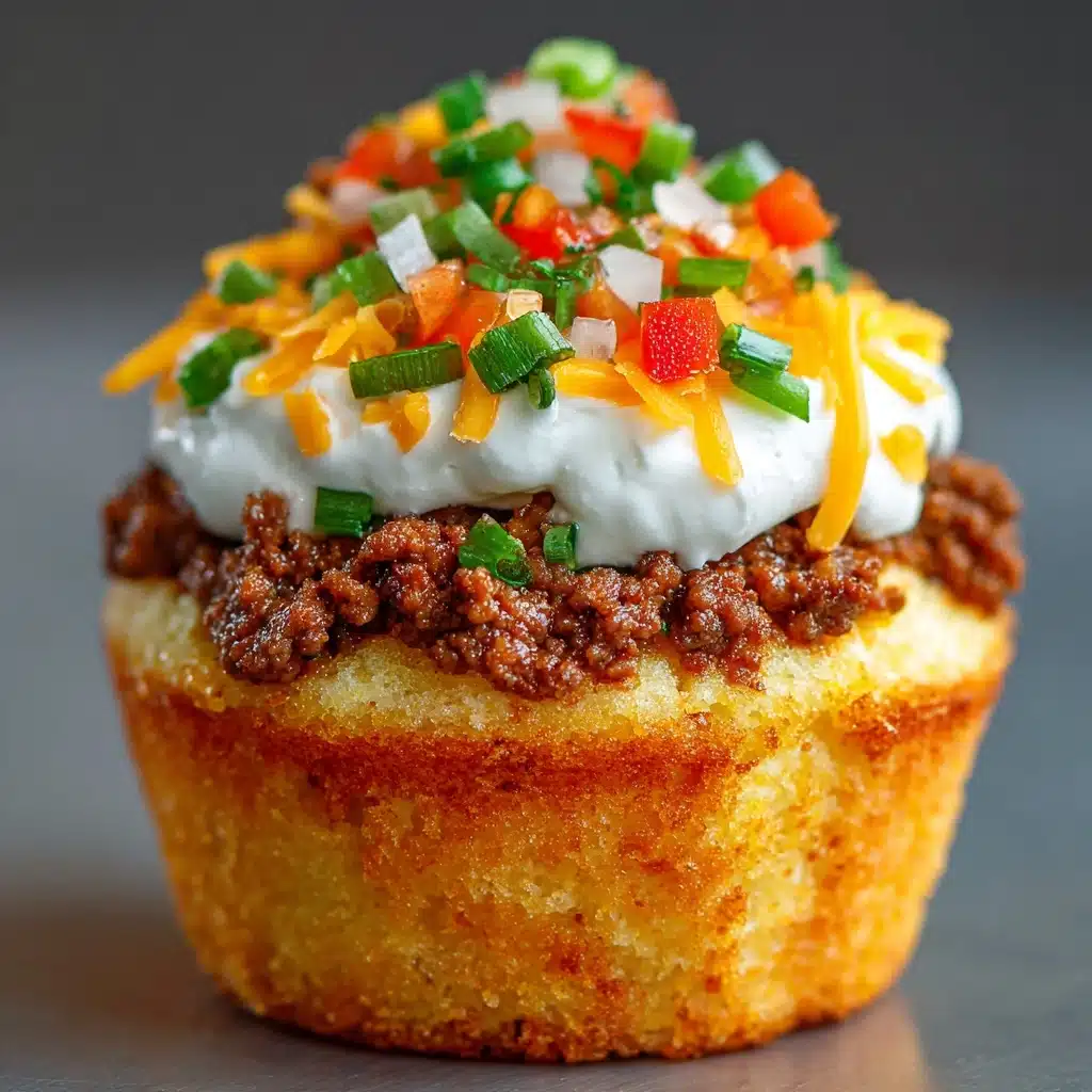 Taco Cupcakes Recipe - Recipe Image