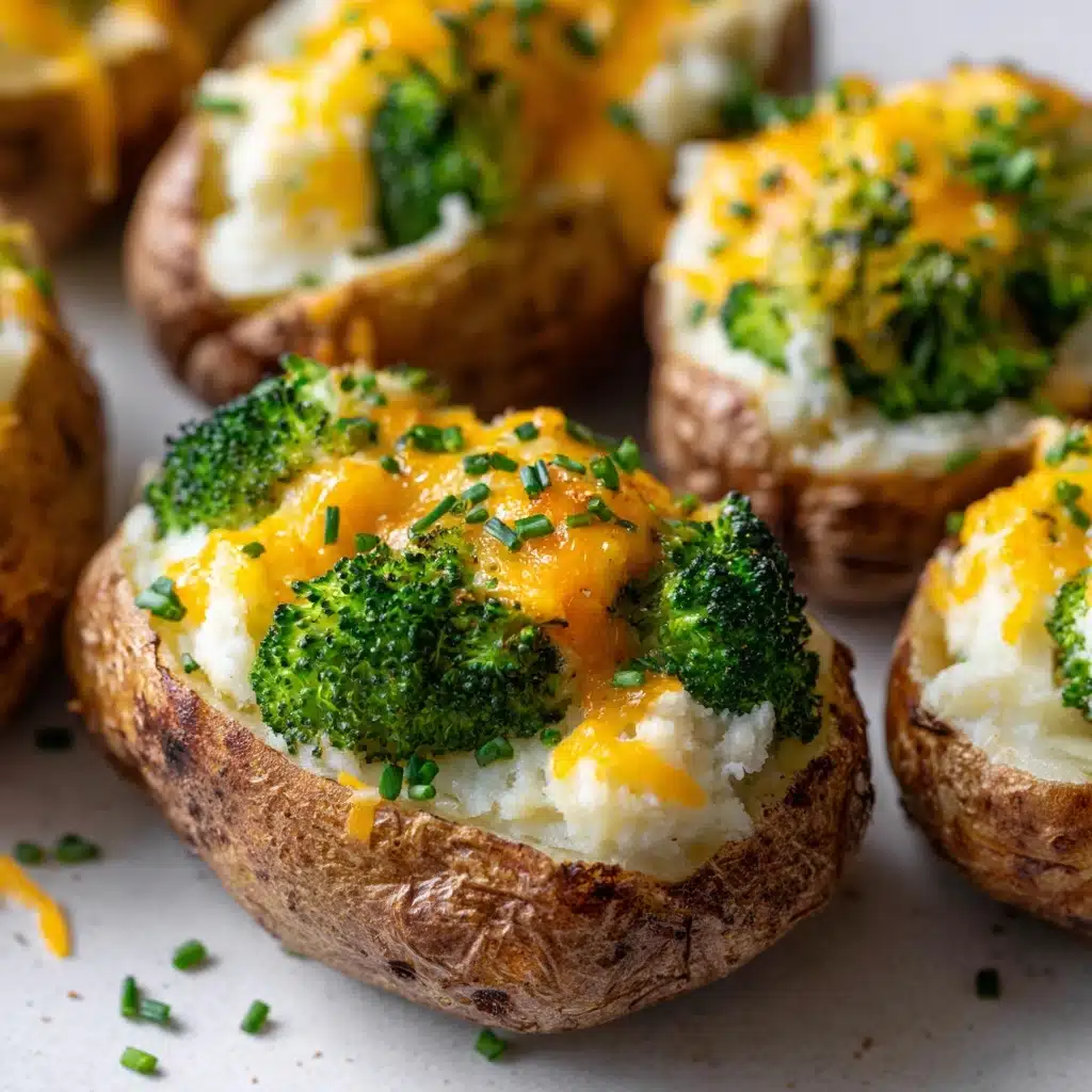 Broccoli Cheese Baked Potatoes Recipe - Recipe Image