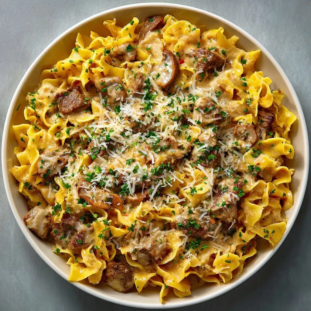 French Onion Beef and Noodles Recipe - Recipe Image