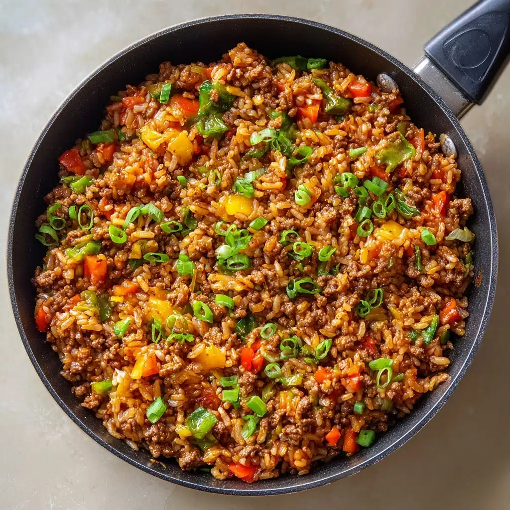One-Skillet Smoky Honey Chili Beef Recipe - Recipe Image