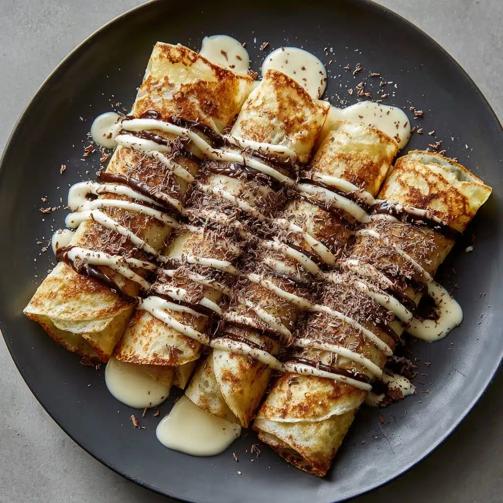 Cinnamon Roll Protein Crepes Recipe - Recipe Image