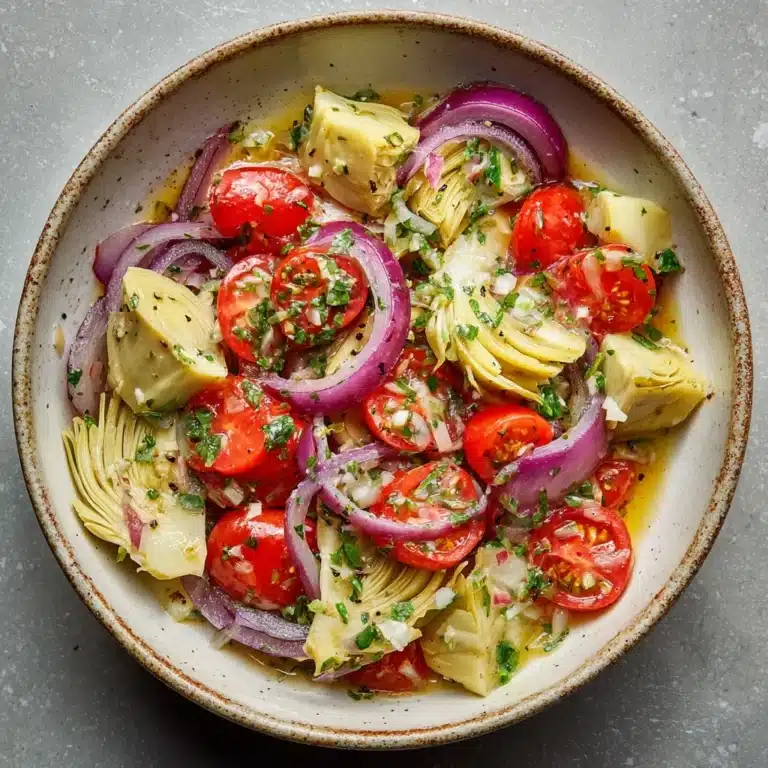 Tuscan Artichoke Tomato Salad Recipe
