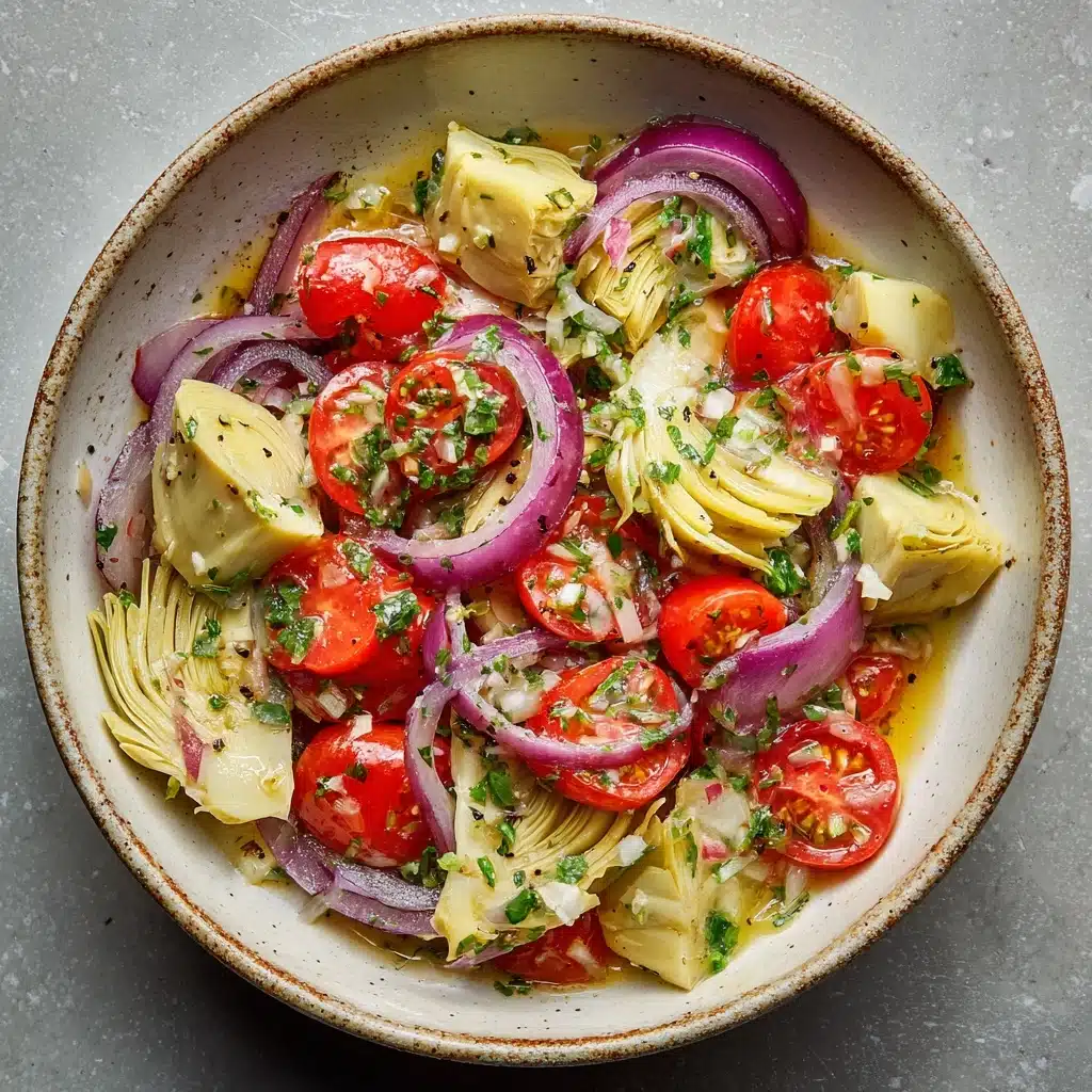 Tuscan Artichoke Tomato Salad Recipe