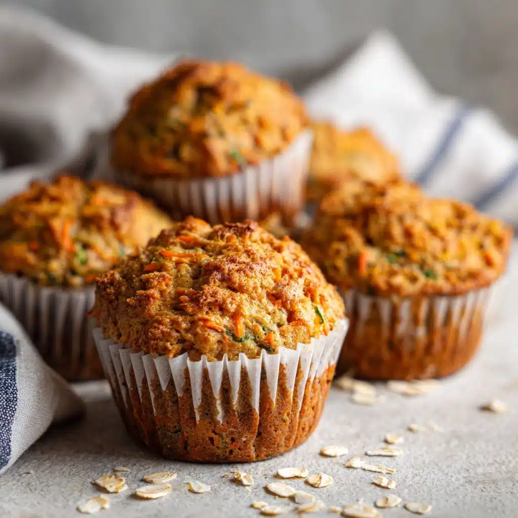 Zucchini and Carrot Breakfast Muffins Recipe - Recipe Image