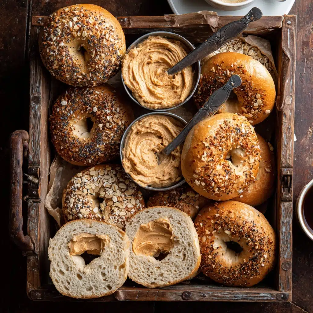 Cinnamon Raisin Bagels with Cream Cheese Recipe - Recipe Image