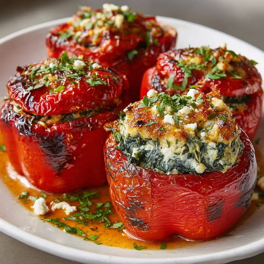 Spinach and Feta Stuffed Mini Peppers Recipe - Recipe Image