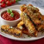 Crispy Baked Eggplant Fries with Marinara Recipe