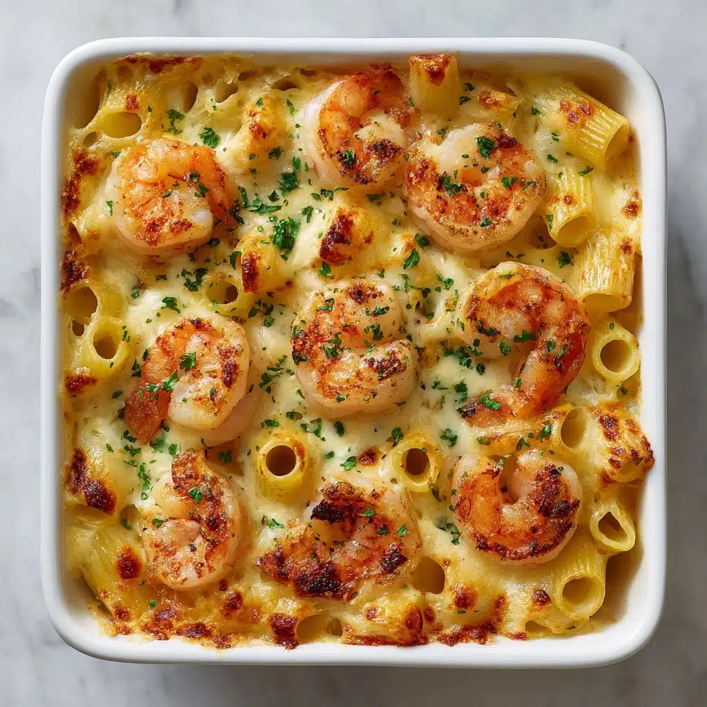 Shrimp Scampi Pasta Bake Recipe