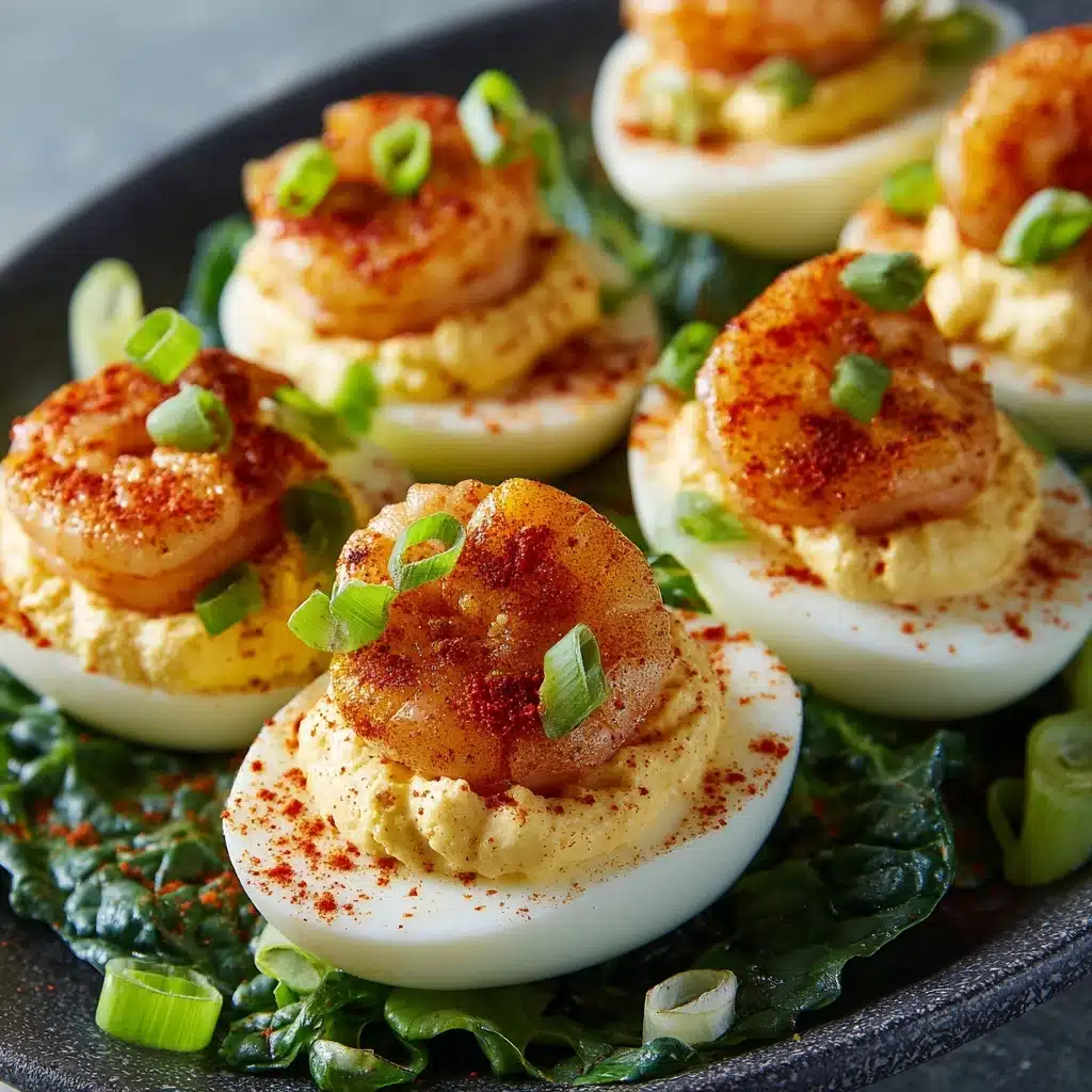 Shrimp Cocktail Deviled Eggs Recipe - Recipe Image