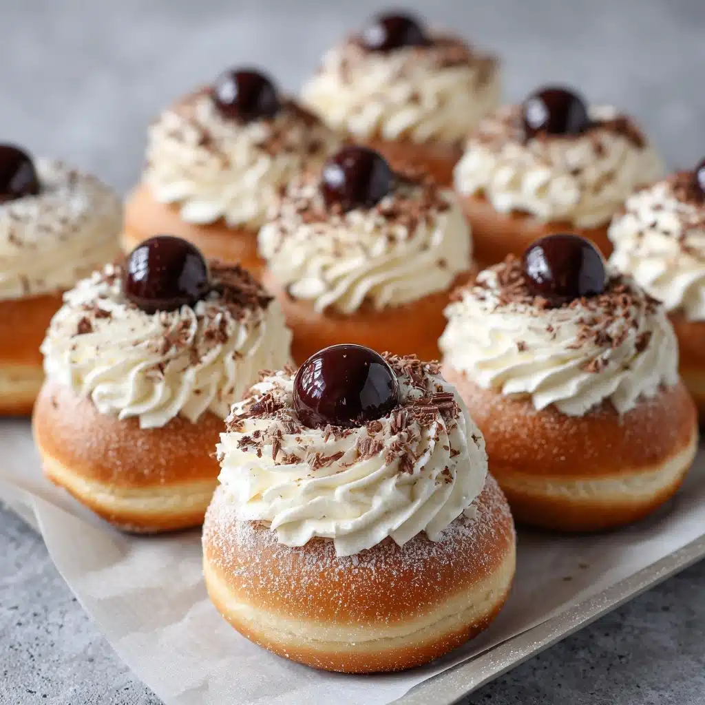 Chai Cream Filled Doughnuts Recipe