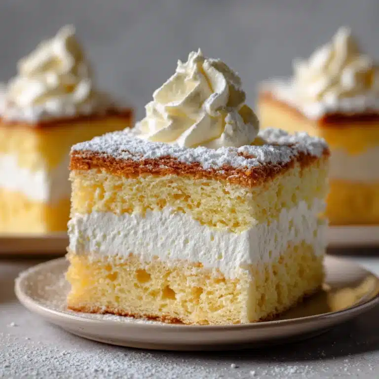 Vanilla Magic Custard Cake Recipe