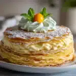 Lemon Crepe Cake (Basbousa) Recipe