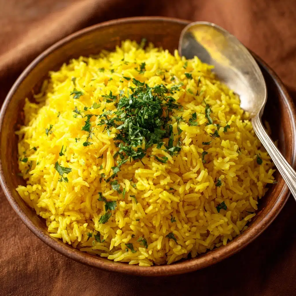 Garlic Turmeric Rice Recipe