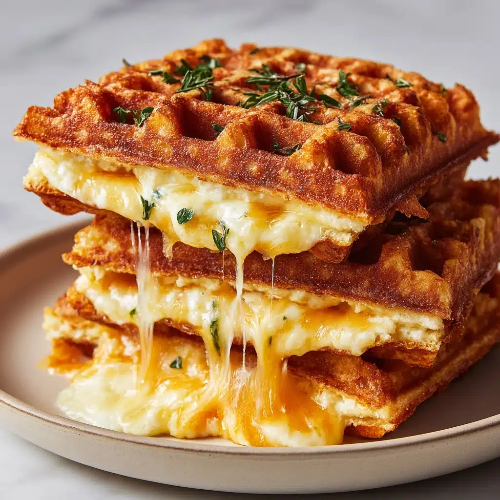 Low Carb Grilled Cheese Chaffle Recipe - Recipe Image