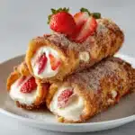 Strawberry Cheesecake Eggroll Bites Recipe