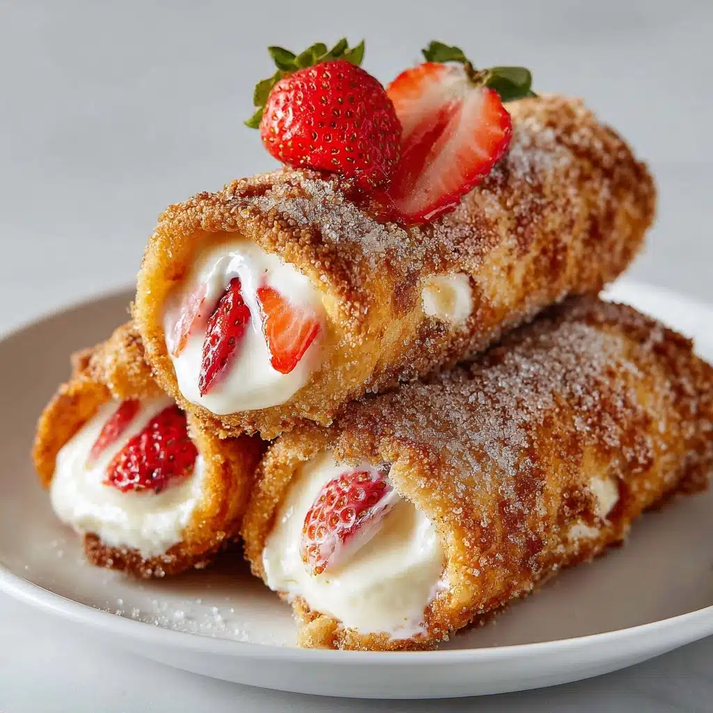 Strawberry Cheesecake Eggroll Bites Recipe
