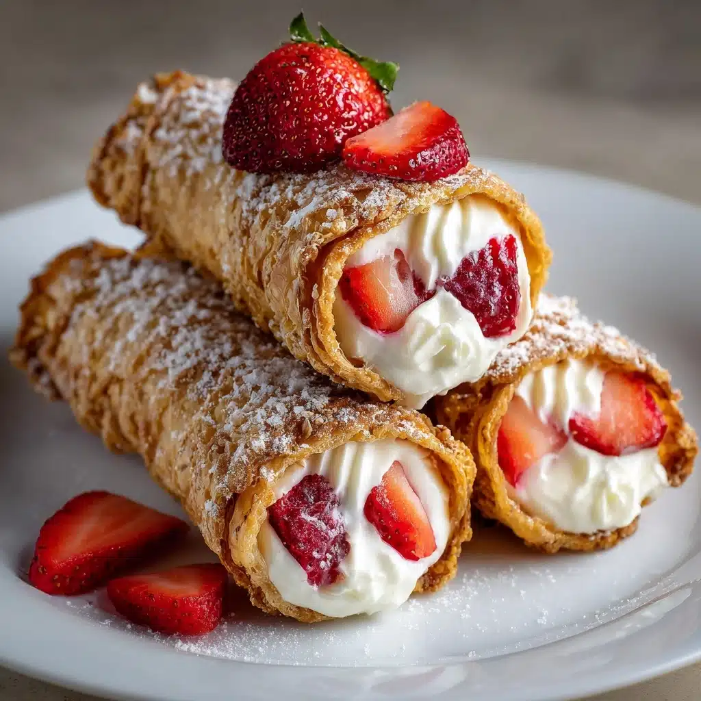 Strawberry Cheesecake Eggroll Bites Recipe - Recipe Image