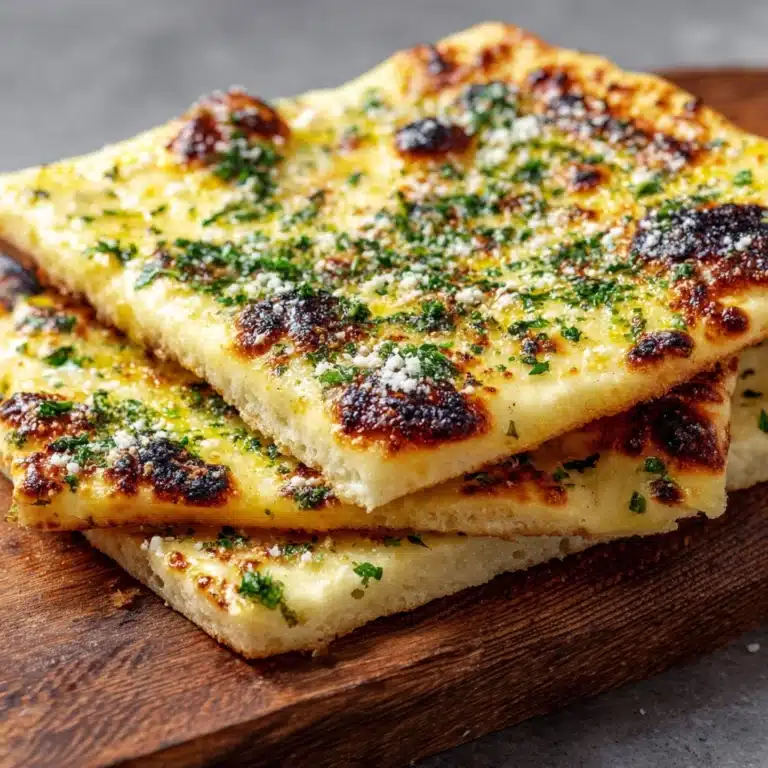 Air Fryer Garlic Flatbread Recipe