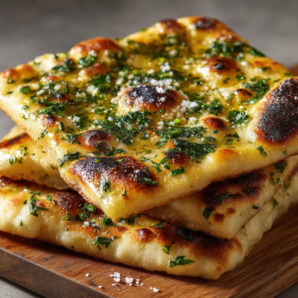Air Fryer Garlic Flatbread Recipe - Recipe Image