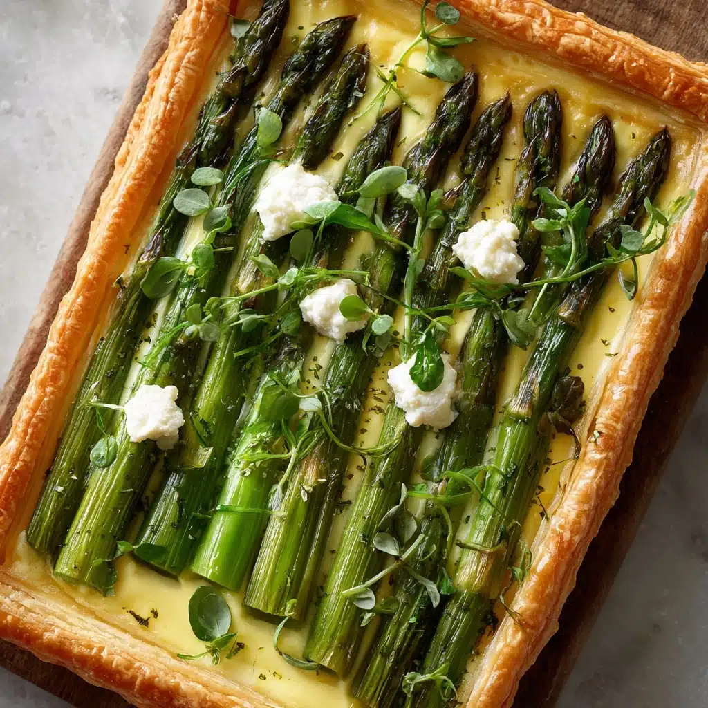 Asparagus and Goat Cheese Tart Recipe - Recipe Image