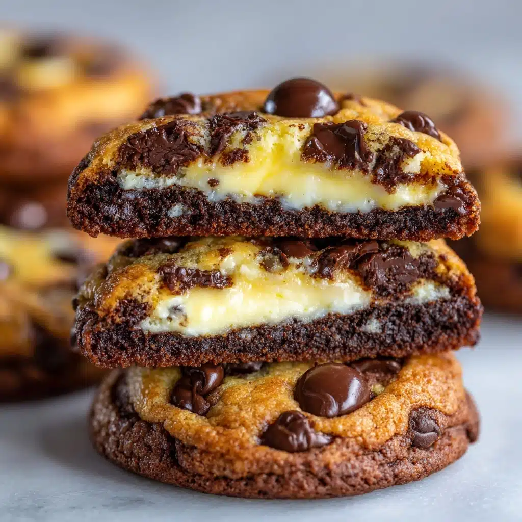 Cheesecake Stuffed Chocolate Chip Cookies Recipe - Recipe Image