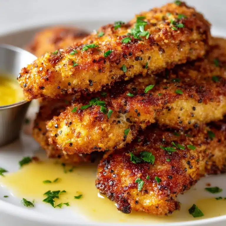 Crispy Garlic Parmesan Chicken Tenders Recipe