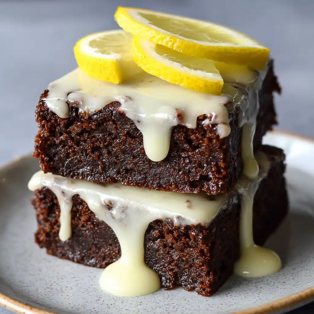 Zesty Lemon Brownies Recipe - Recipe Image