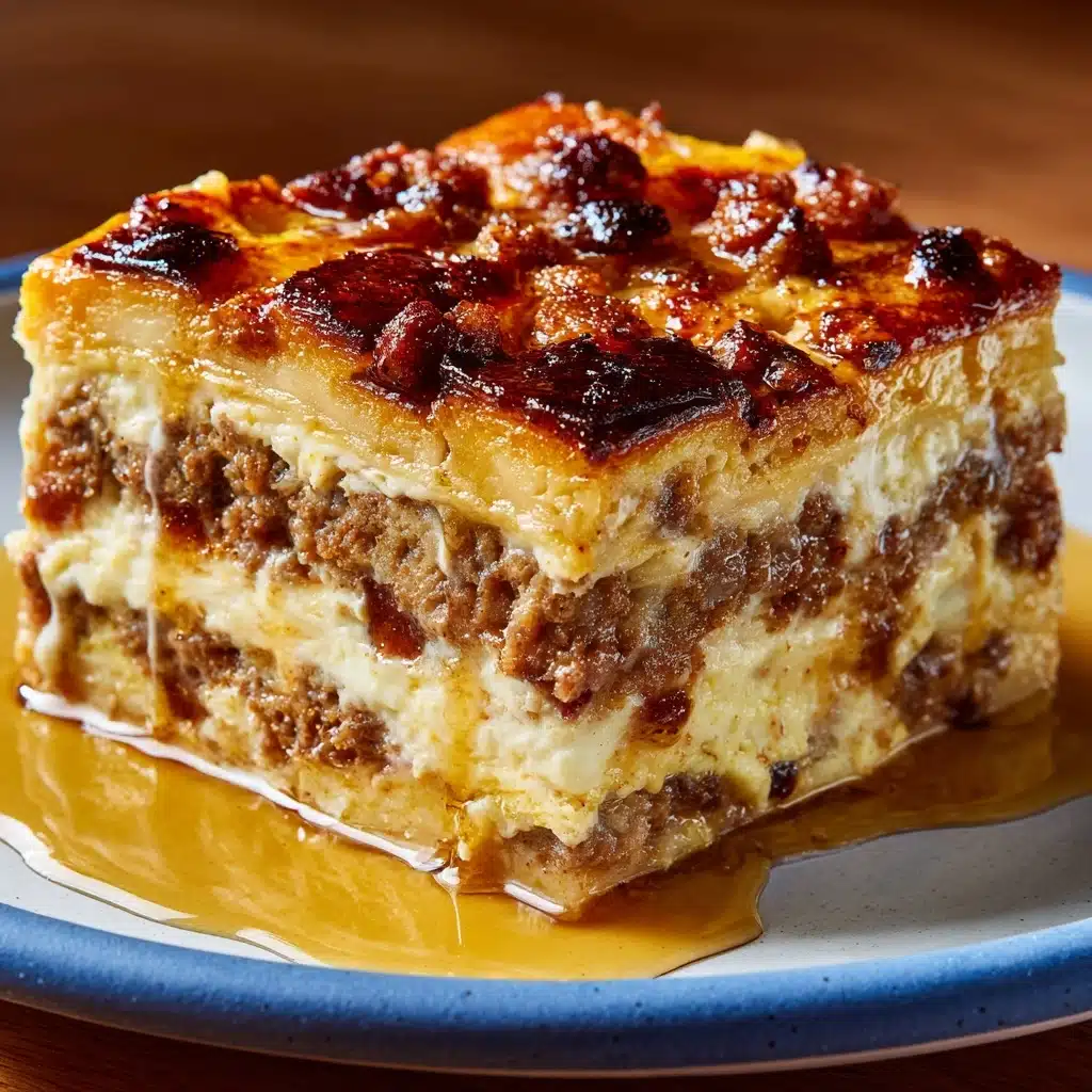 Pancake Sausage Casserole Recipe - Recipe Image