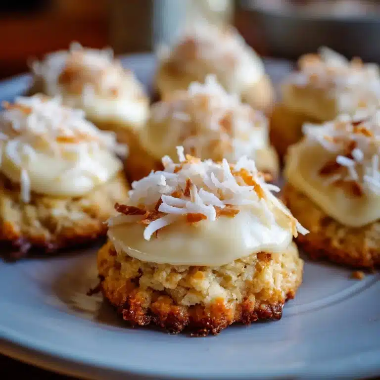 Lemon Coconut Cheesecake Cookies Recipe
